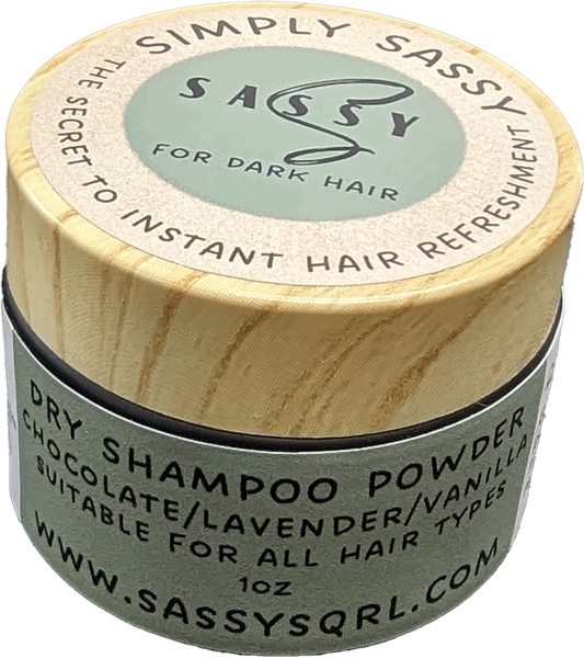 1 oz - Simply Sassy Dry Shampoo for Dark Hair