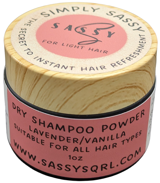 1 oz - Simply Sassy Dry Shampoo for Light Hair