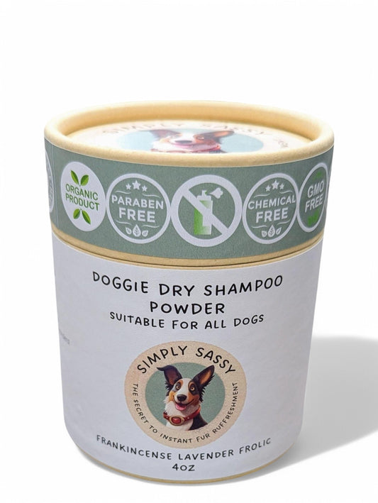 Frankincense Lavender Frolic - Doggie Dry Shampoo Powder