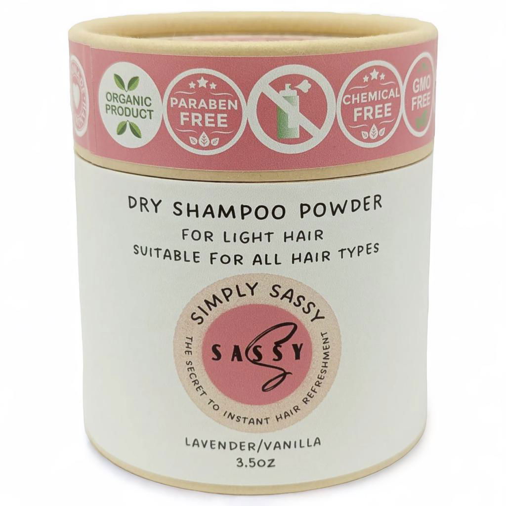 Economy Size - Simply Sassy Dry Shampoo Powder for Light Hair