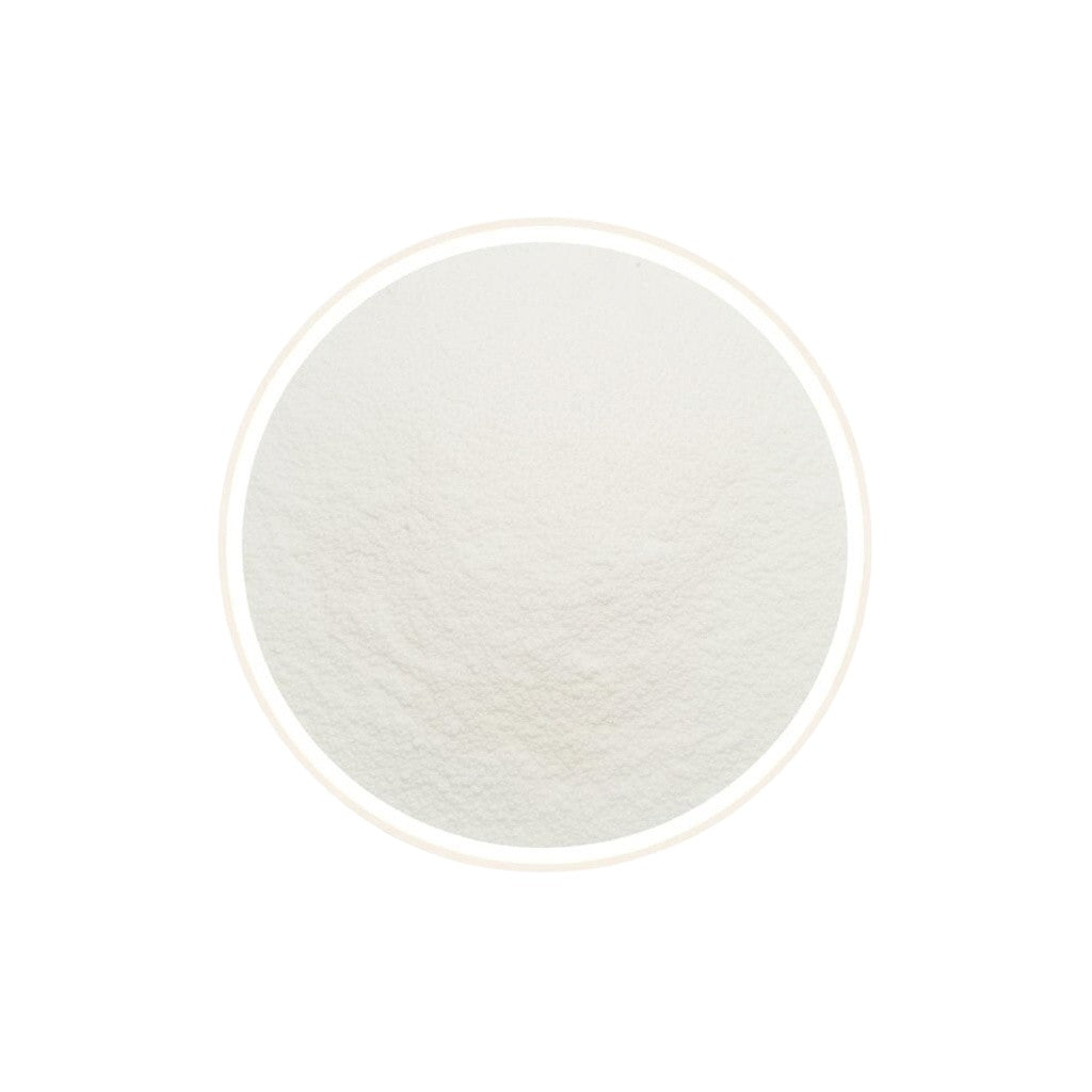 Close-up of Simply Sassy Bare Nutcessity dry shampoo powder texture in container - fine, oil-absorbing powder for hair refresh
