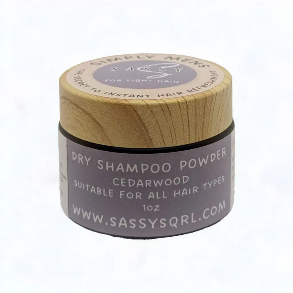 1 oz - Simply Mens Dry Shampoo Powder for Light Hair