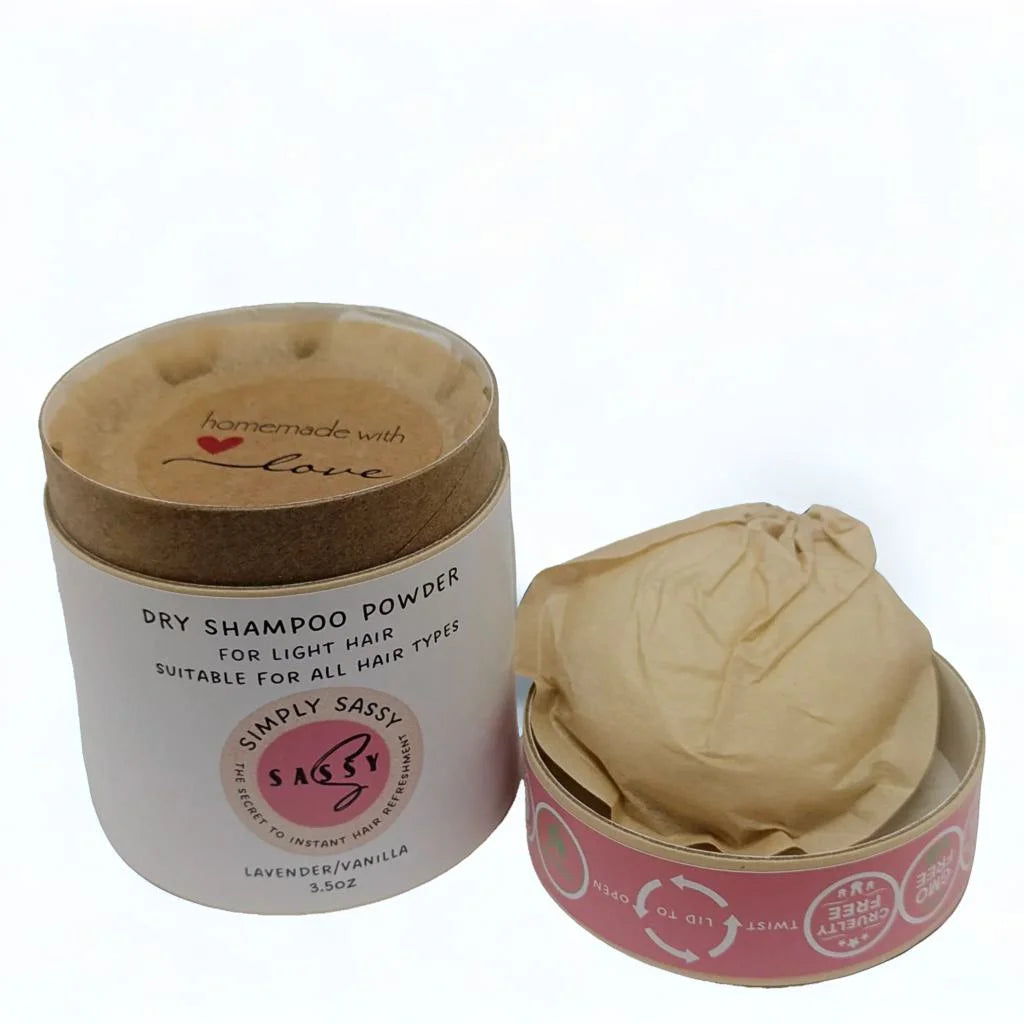 Economy Size - Simply Sassy Dry Shampoo Powder for Light Hair