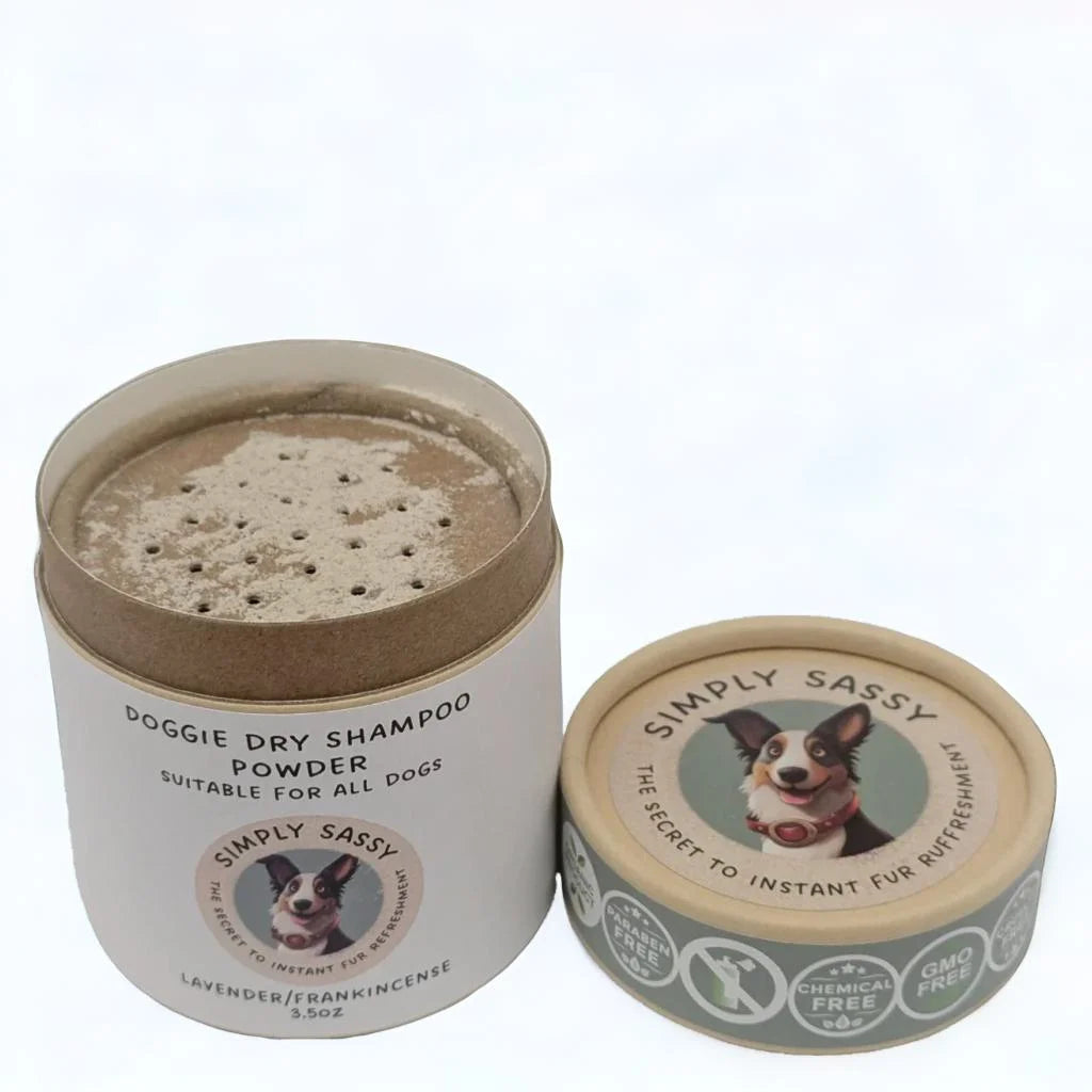 Fresh dog dry shampoo powder clearance