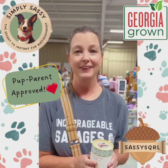 customer review on Waterless simply sassy dog dry shampoo powder 