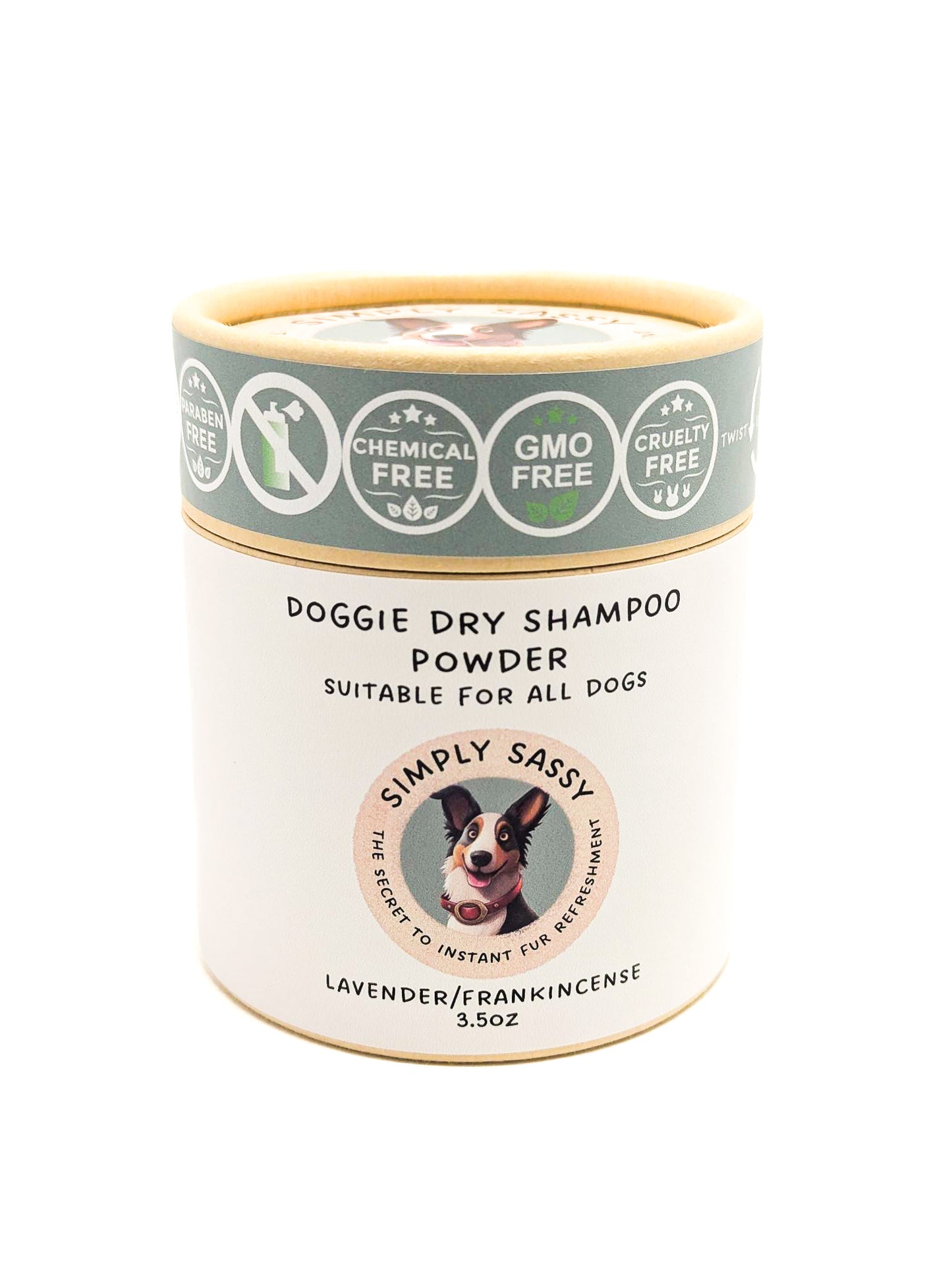 Economy Size - Simply Sassy Doggie Dry Shampoo Powder